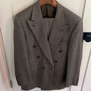 Double breasted vintage Burberry Suit